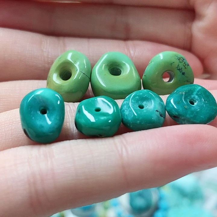 未镶嵌绿松石珠宝奇石廖*影