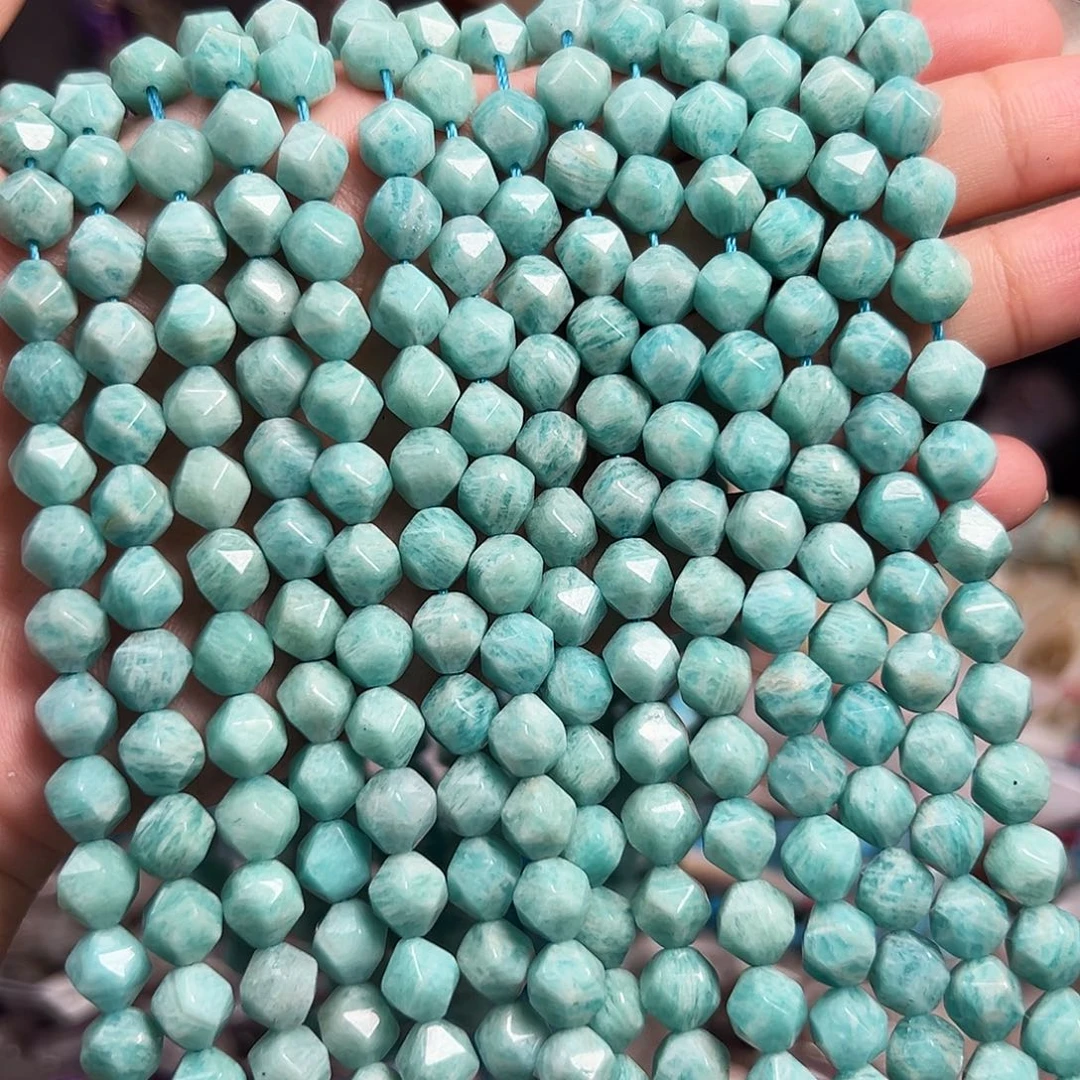 玛瑙/玉髓合金珠宝半成品B740蓝纹玛瑙7m