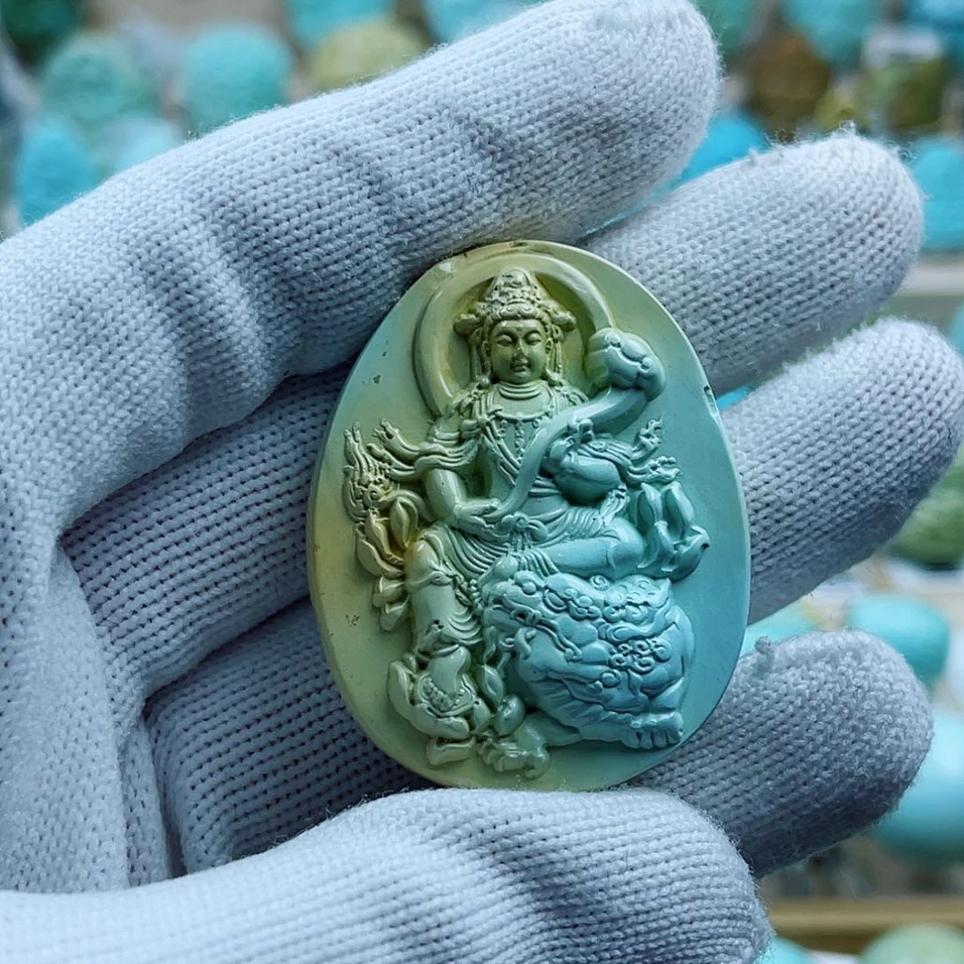 绿松石未镶嵌珠宝奇石