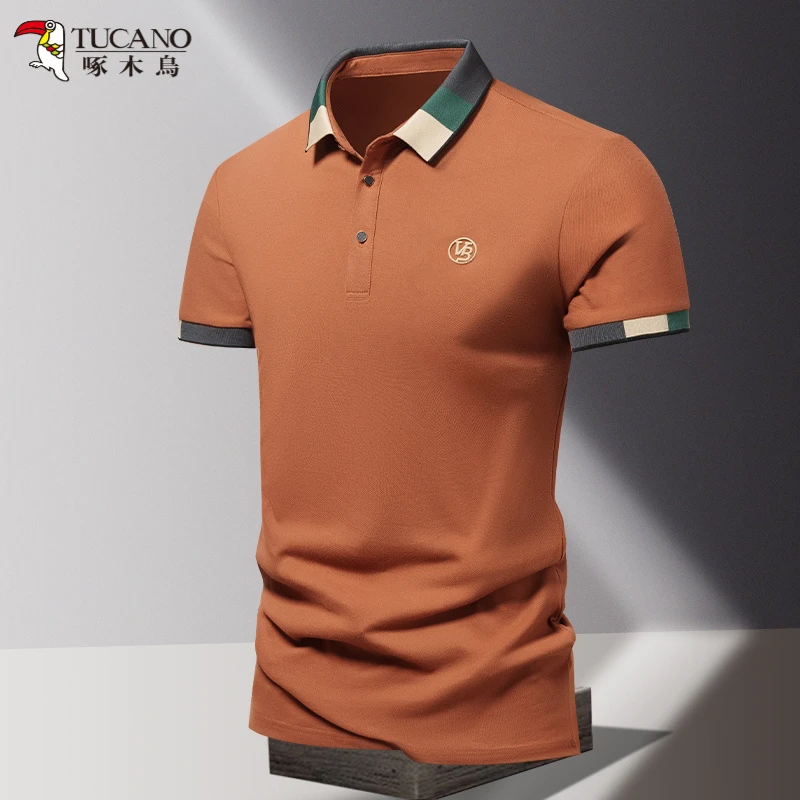 TUCANO/啄木鳥夏季新款POLO衫休闲舒适时尚运动健身户外翻领短袖T
