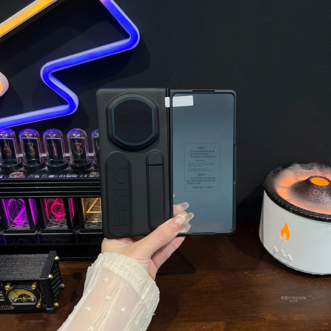 适用于华为matex7手机壳折叠屏x7手腕带保护套支架全包防摔中轴