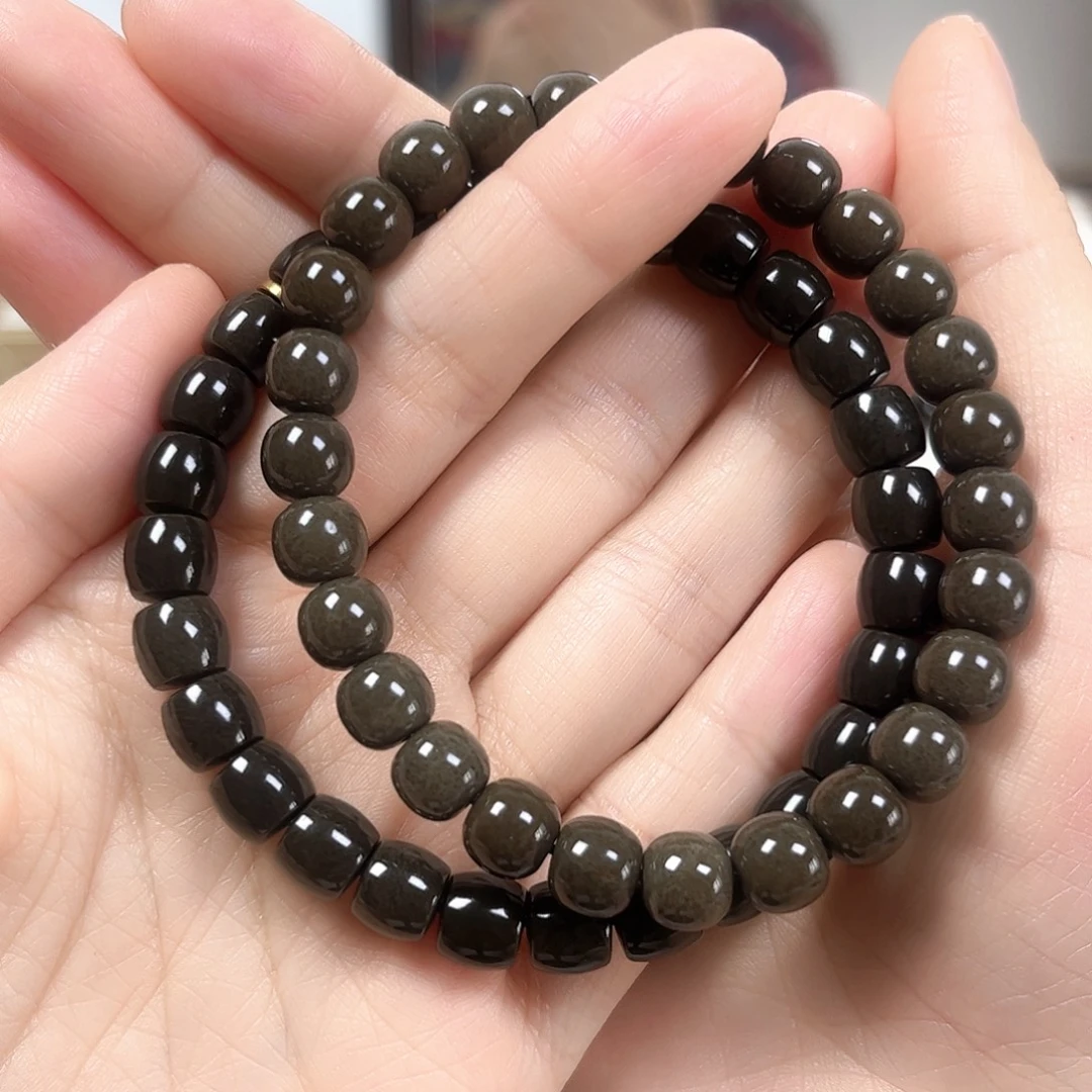 和田玉未镶嵌手串卡8