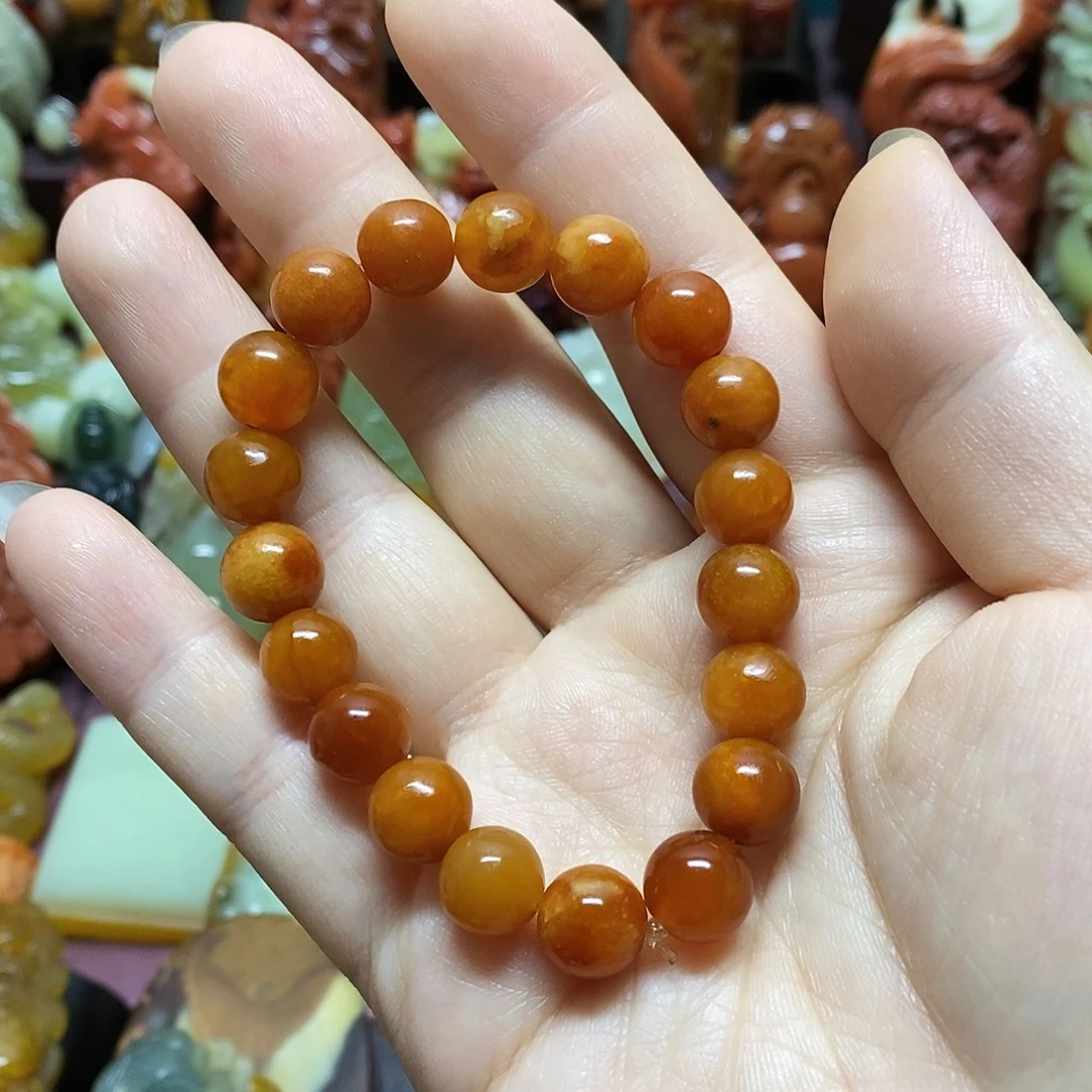 蛇纹石玉未镶嵌手链