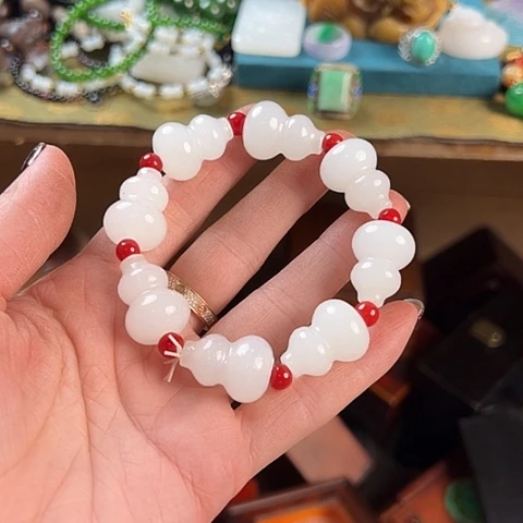 和田玉未镶嵌手链