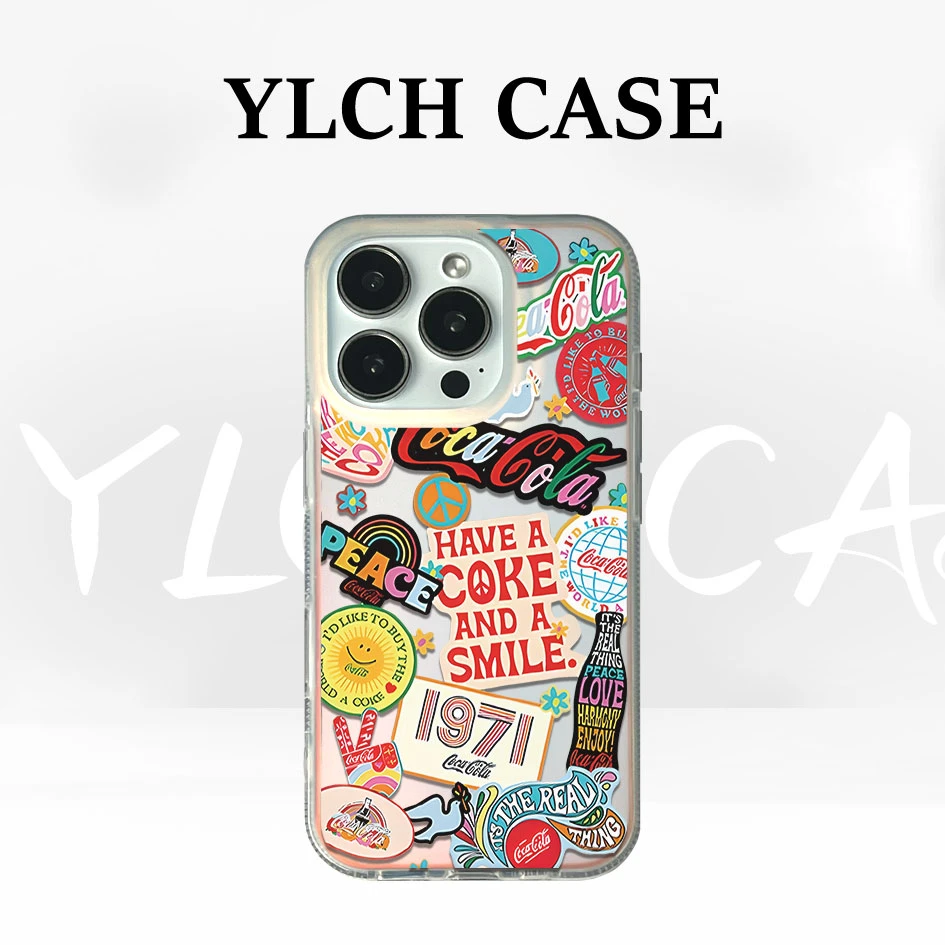 涂鸦可乐适用于苹果iPhone16promax/15plus/14/13/12promax手机壳