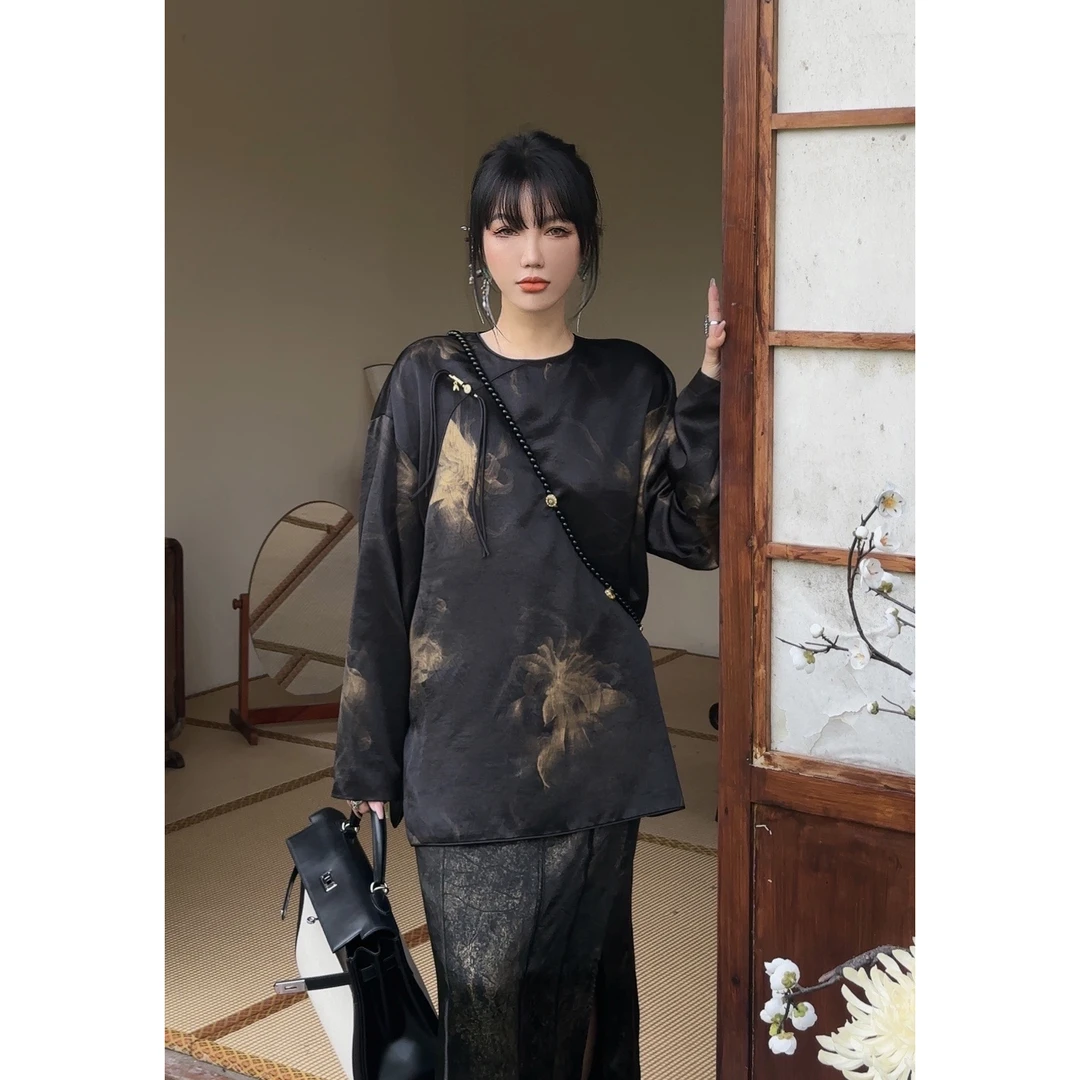 25【小号孤】新中式国风链接网红提花中国风