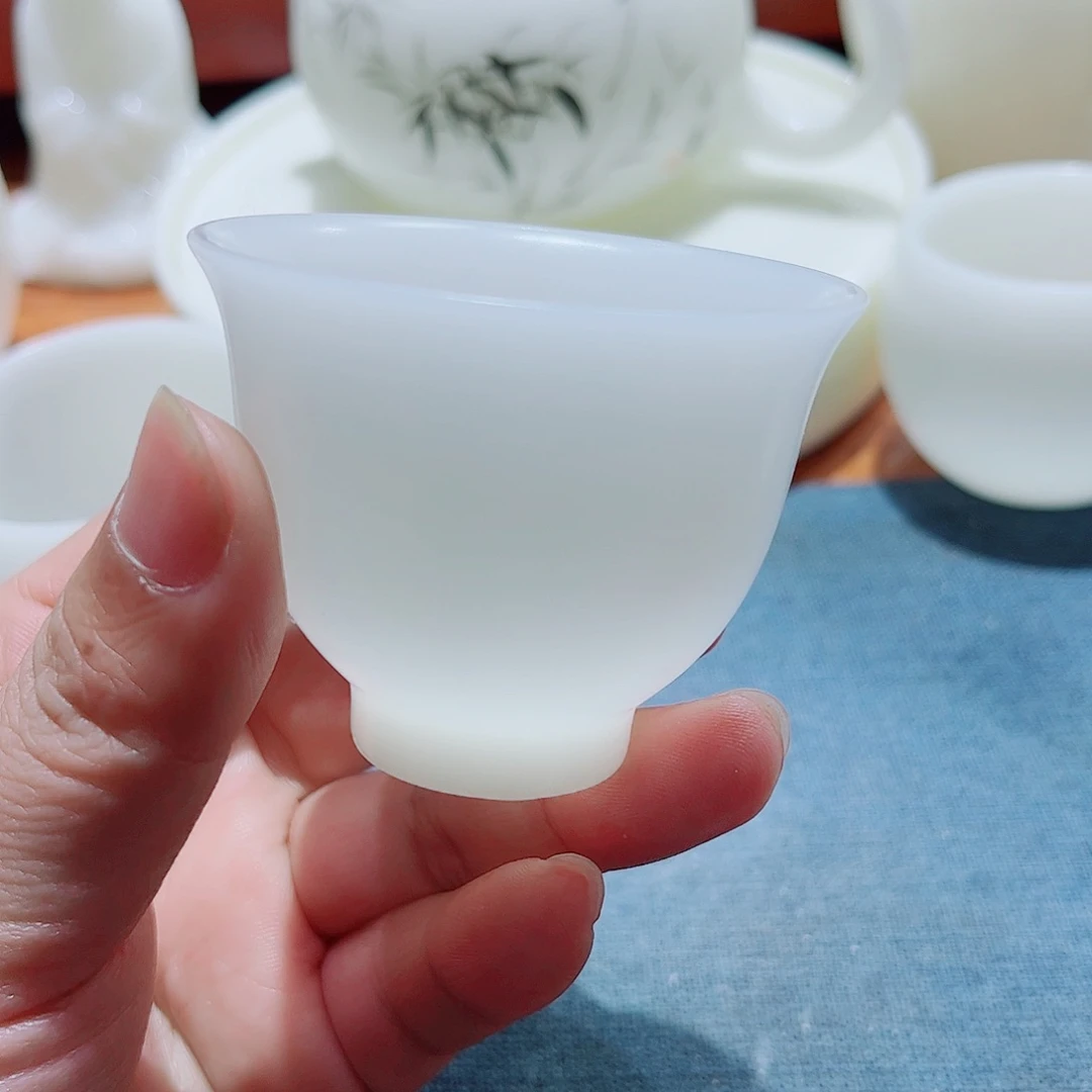 陶瓷4个素烧璞玉55