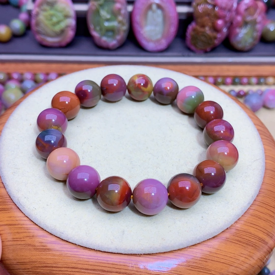 玛瑙未镶嵌手链盐源