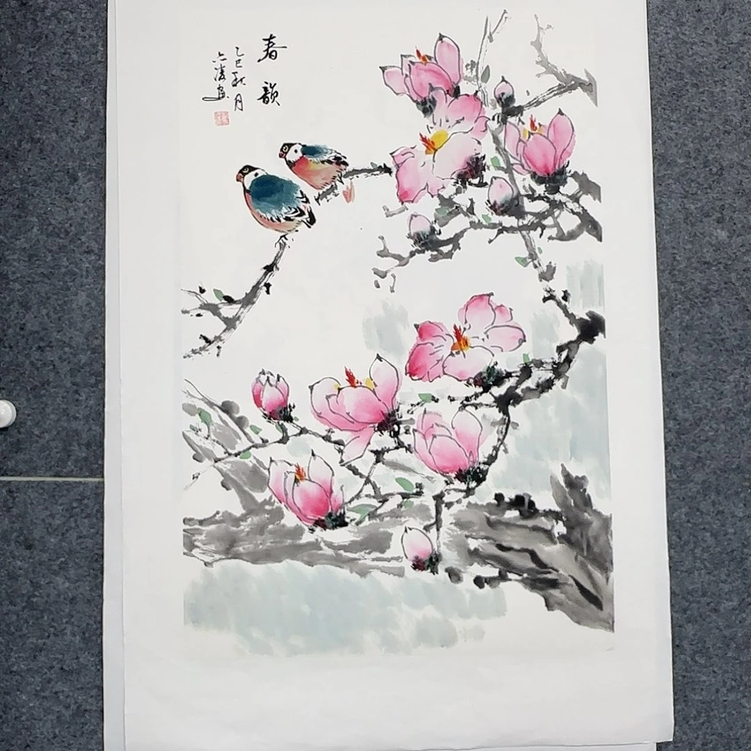 国画68*45纯手绘刘亦凌