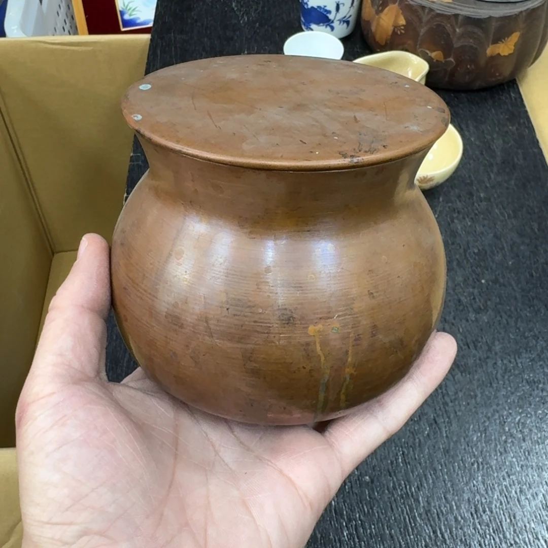 铜日本中古工艺品摆件