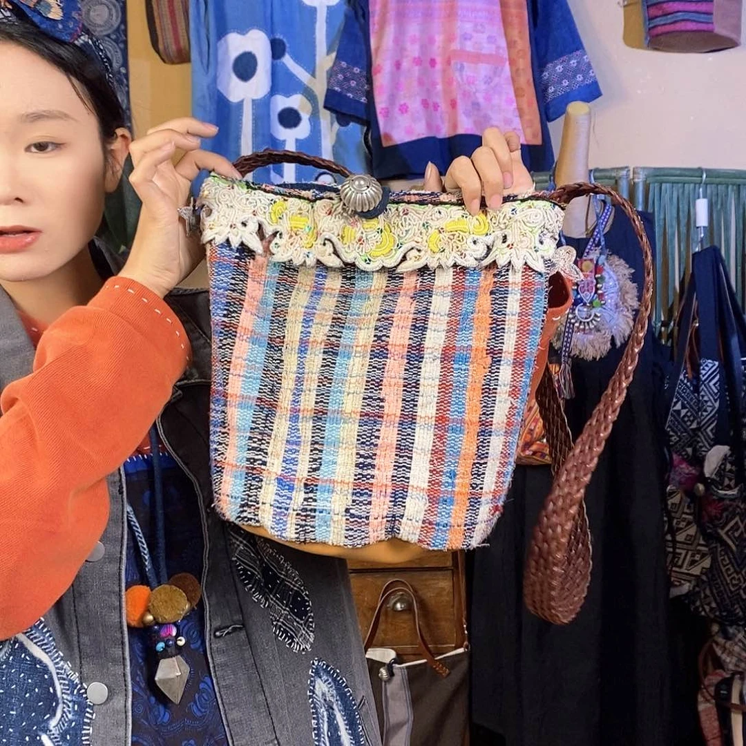 织绣手工制作包包