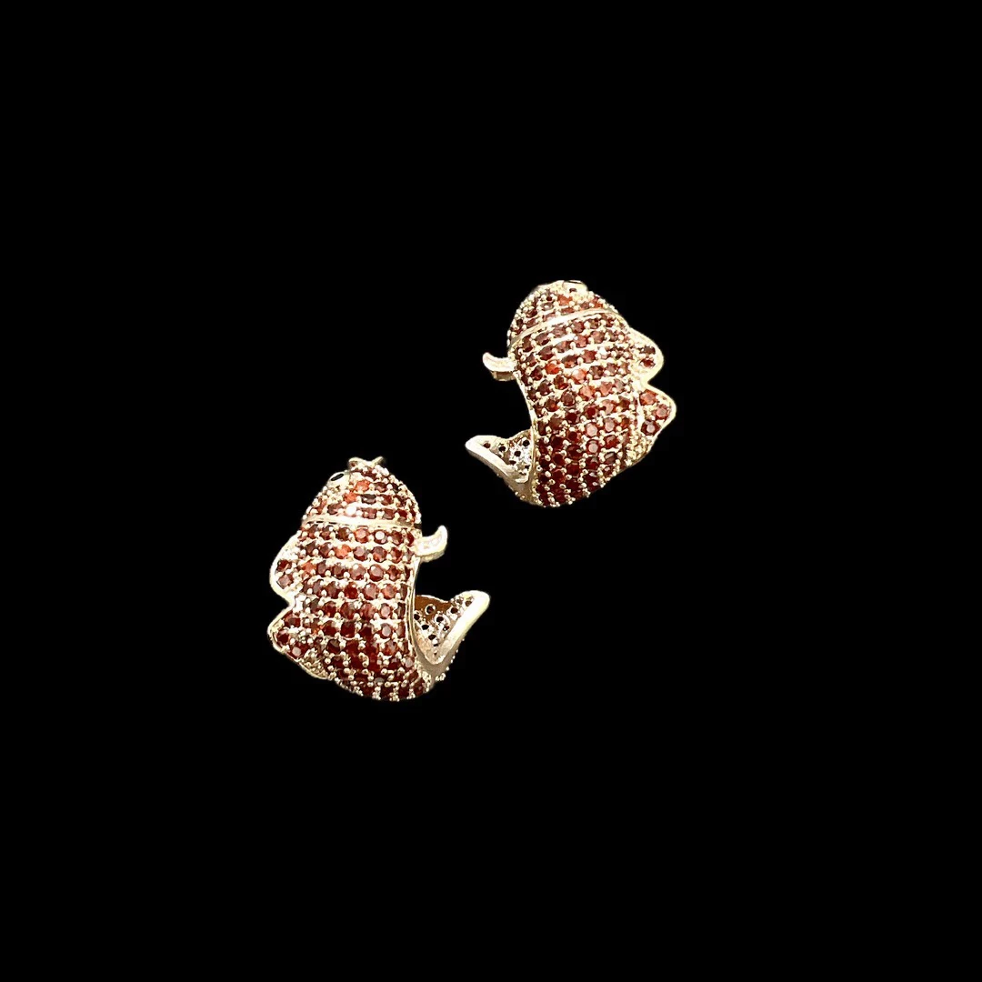 铜合金耳饰 F5505时尚手作耳钉孤品