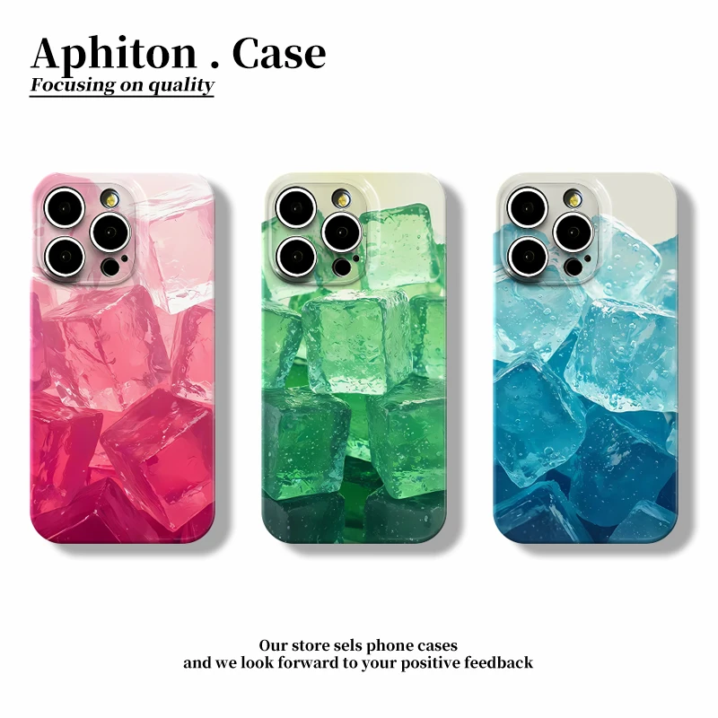 BANCA夏日冰块ins风适用苹果16菲林手机壳华为P70vivo小米15oppo