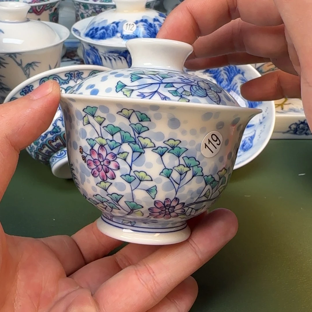 彦祖纯手工手绘茶具119