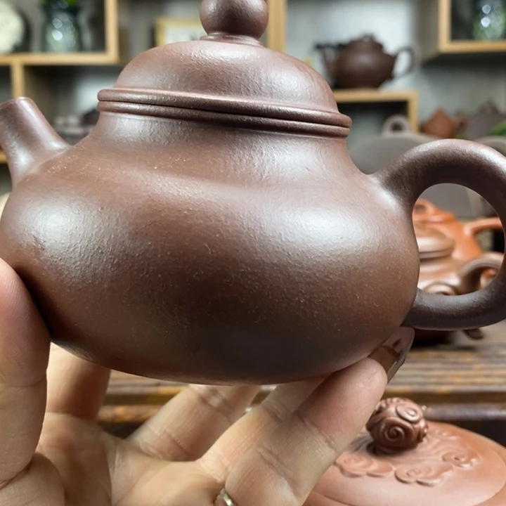 紫砂茶壶雲**雨原矿紫砂壶