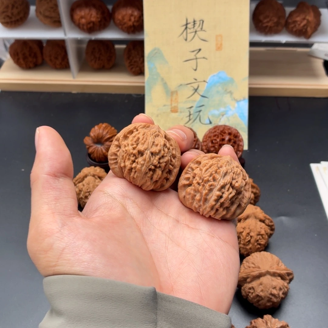 把件文玩核桃张云飞四座楼41全品无修