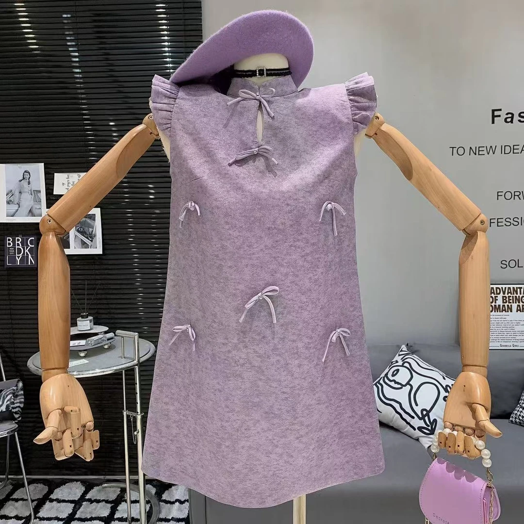 2025时尚设计感高级背心连衣裙女夏收腰显瘦无袖a字短裙8253