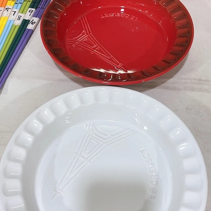 瓷片天***微瑕陶瓷餐具2个装