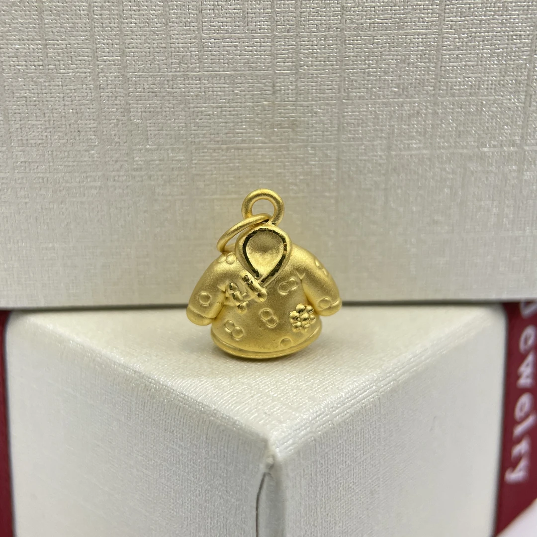 辉通黄金足金999锦衣吊坠小提溜DP2525