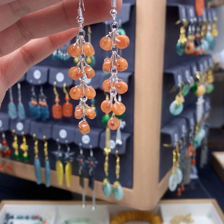 未镶嵌翡翠耳饰耳饰