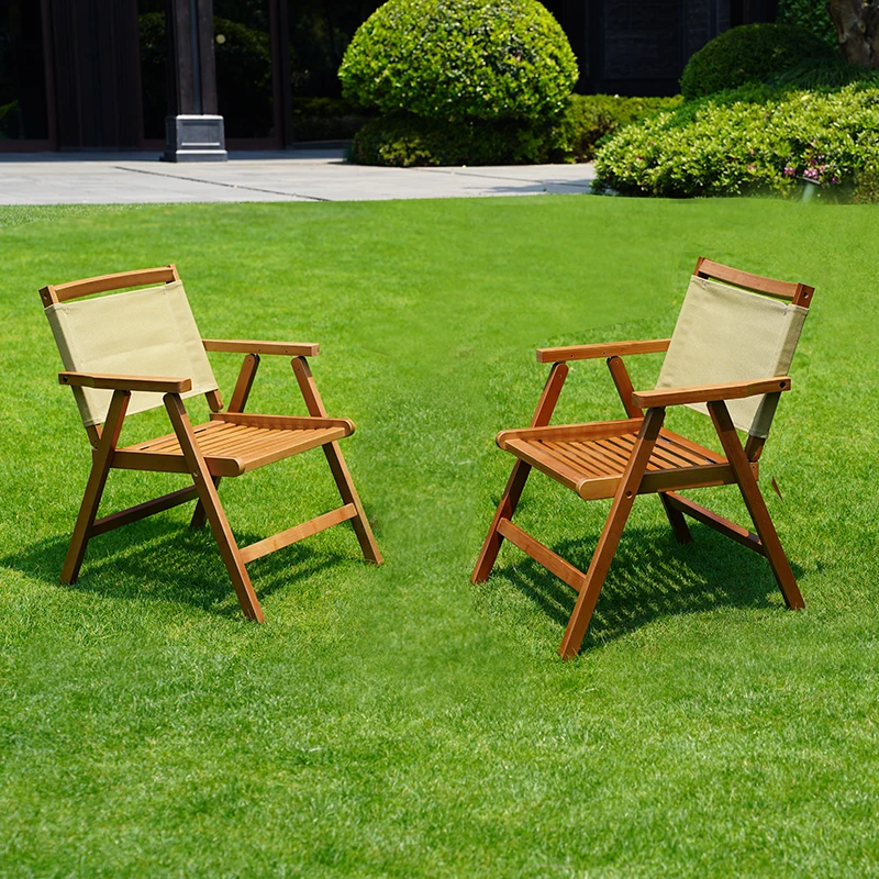 【户外休闲椅2件装】户外折叠椅休闲椅露营椅