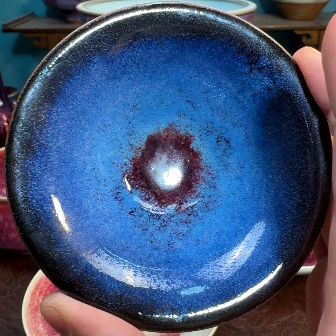 小***黑陶杯子入窑一色出窑万彩