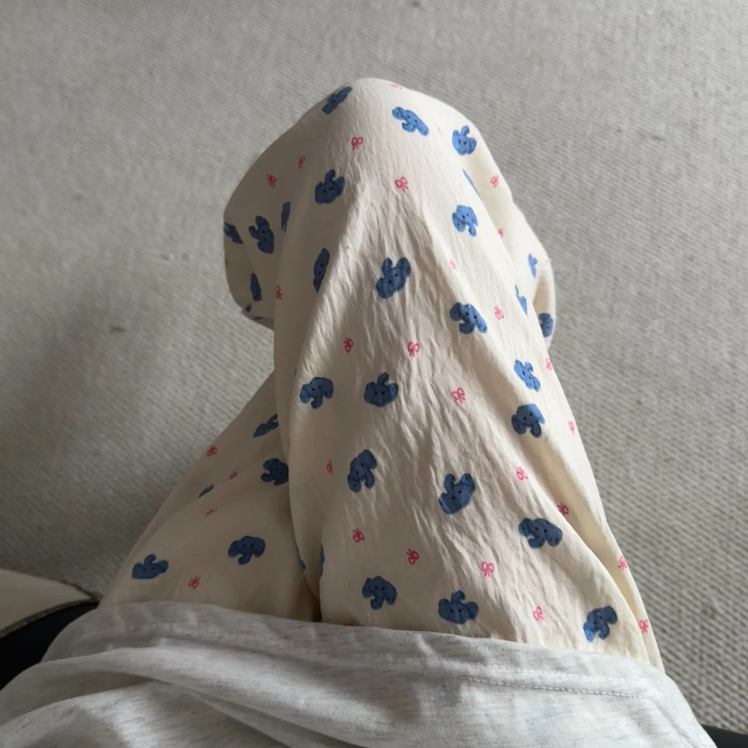 睡裤夏季新款可爱卡通休闲薄款舒适长裤可外穿遛弯裤家居服睡衣女