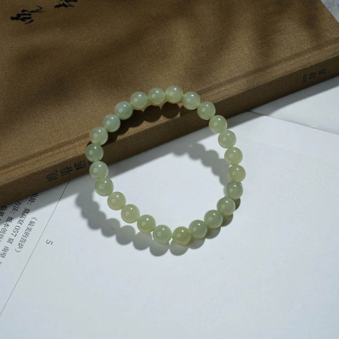 【睿泽&小池专属】和田玉晴水手串 8mm KS0010177
