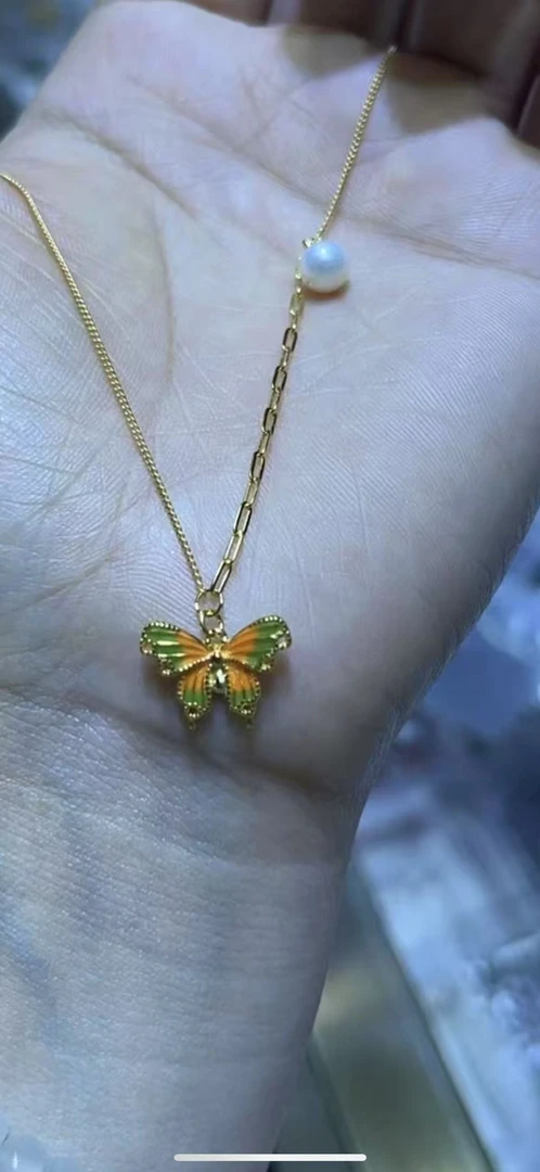【金展珠宝】蝴蝶珍珠套链