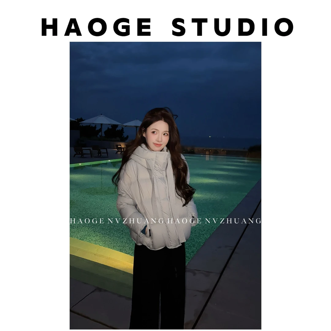 浩哥严选●白鹿同款HGQ5YRF4041A羽绒服预时尚秋冬日常休闲设计感