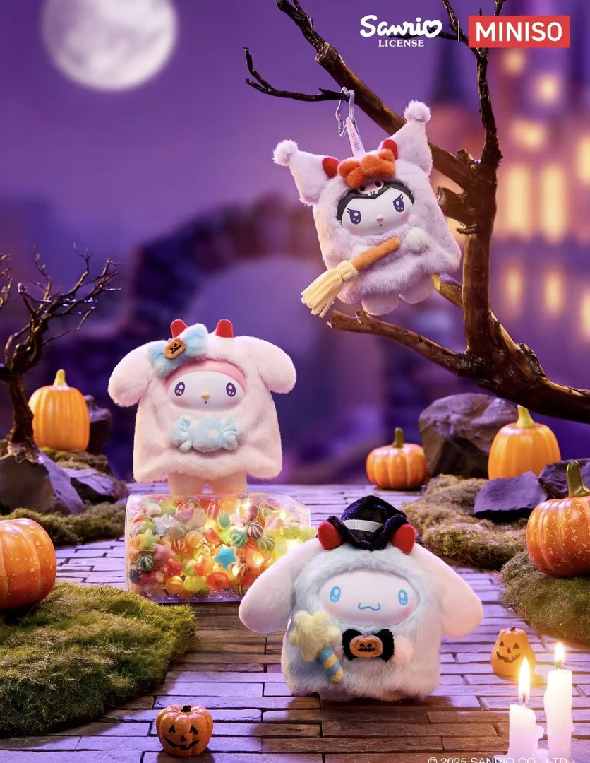 【椰椰】正版Sanrio Characters 糖果狂欢夜系列搪胶毛绒潮玩盲盒