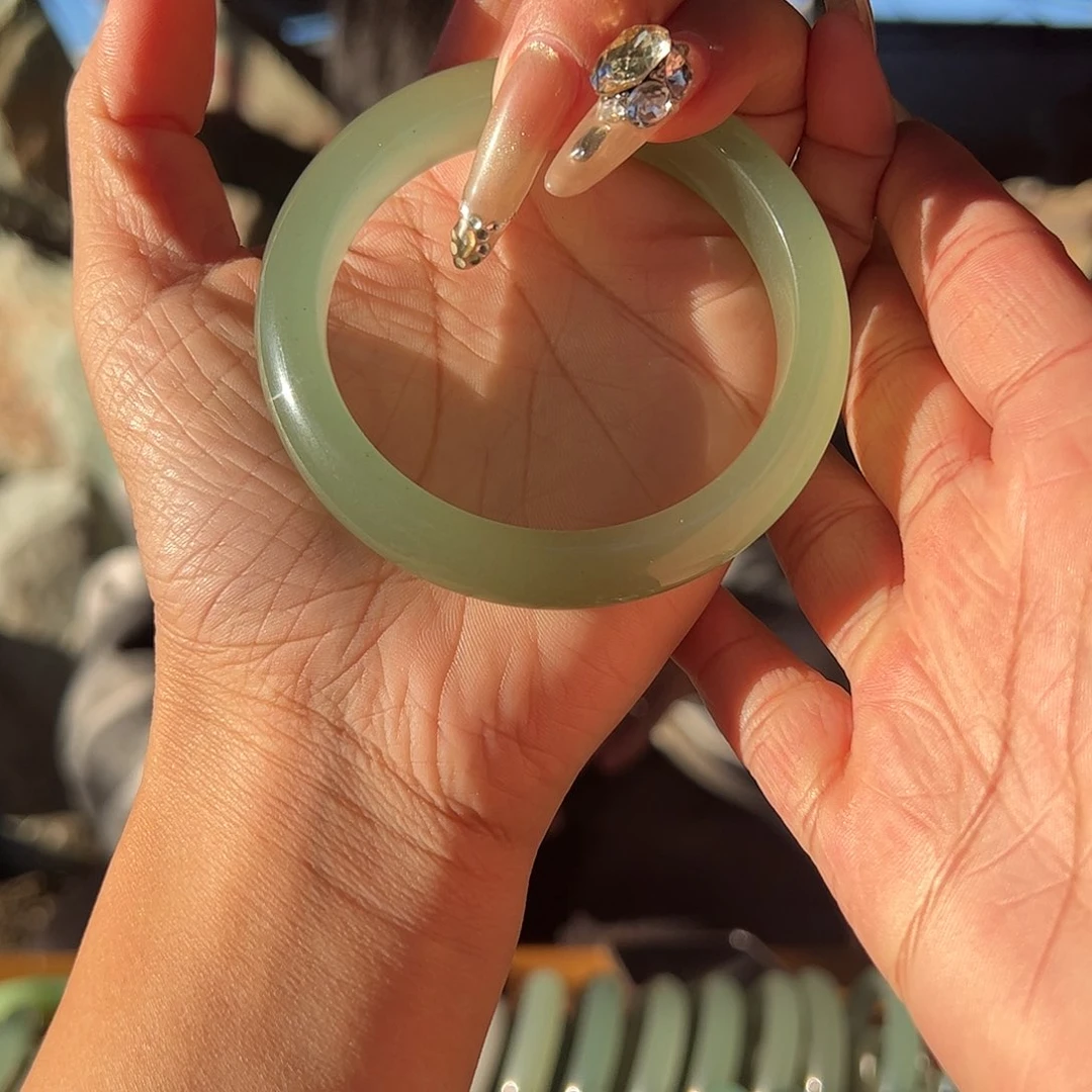 绿东陵冰晴水手镯