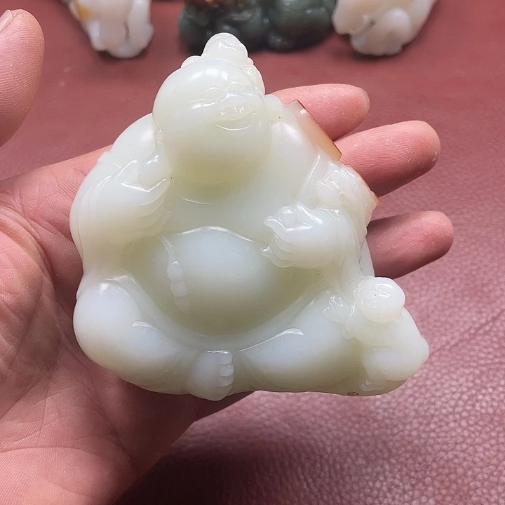 和田玉未镶嵌摆件