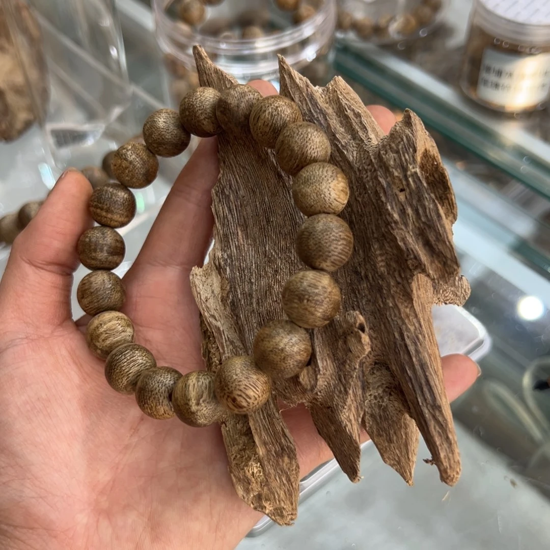 【闪购商品】香榧木木艺品柬埔寨菩萨棋卡13单圈11.6克