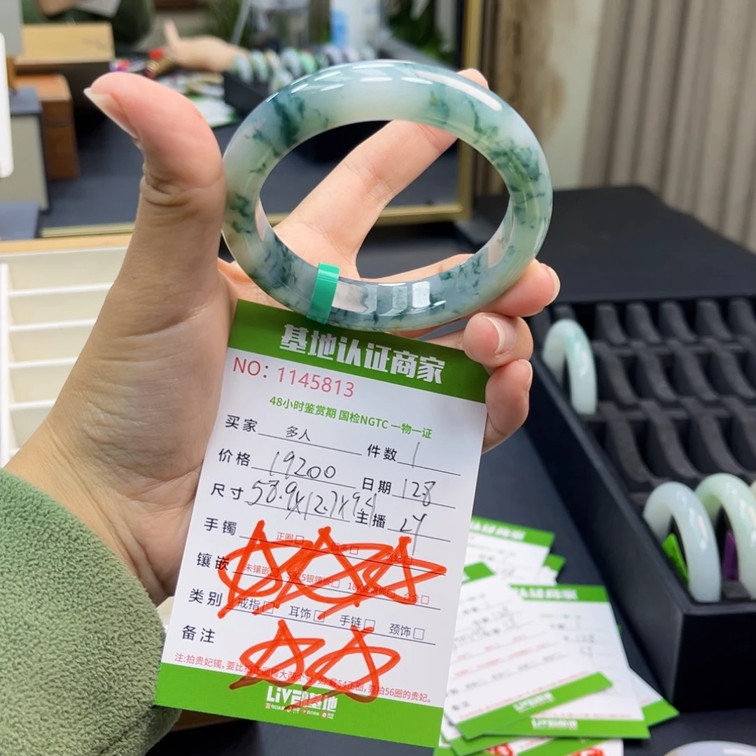 未镶嵌手镯翡翠手镯