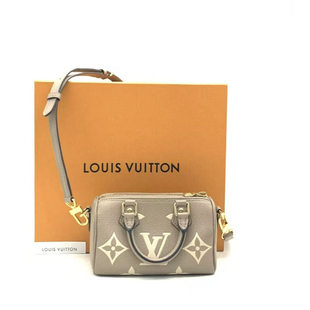 99新 LouisVuitton/路易威登 【安则专属】大象灰sp nano斜挎包