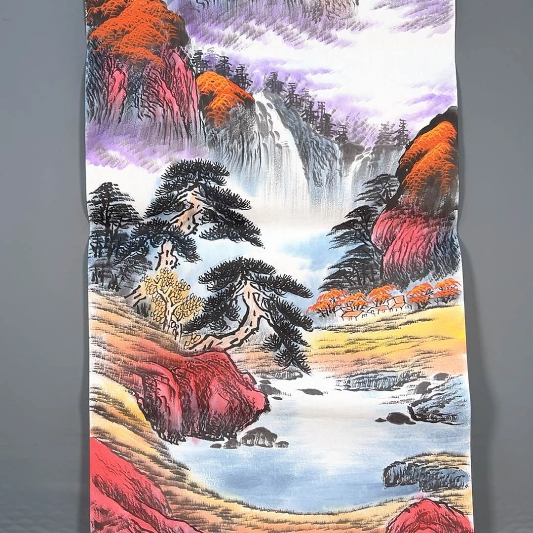 国画495 花鸟和蝴蝶在这里生活