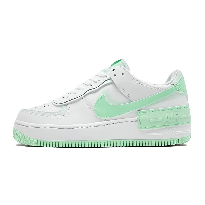 NIKE/耐克女鞋 AF1 SHADOW空军一号薄荷绿运动休闲板鞋FZ3773-100
