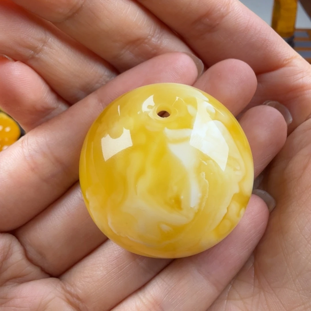 琥珀颈饰未镶嵌纯天然琥珀蜜蜡无优化