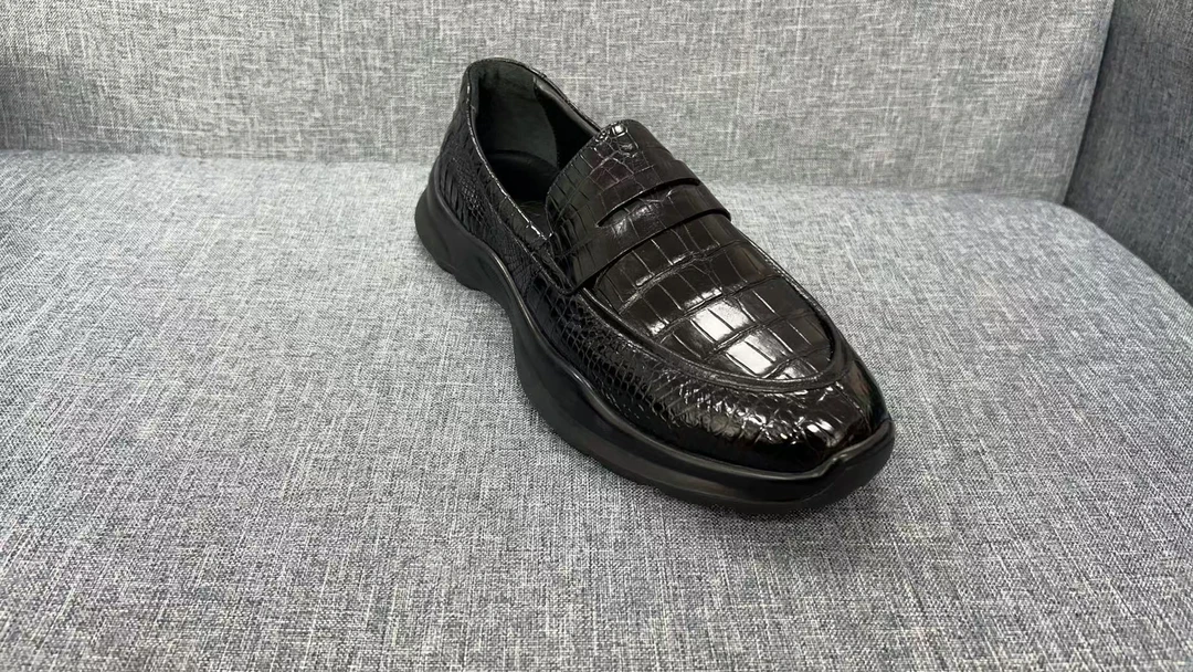 舒适 时尚百搭黑厚底休闲运动鞋夏季透气潮鞋 404