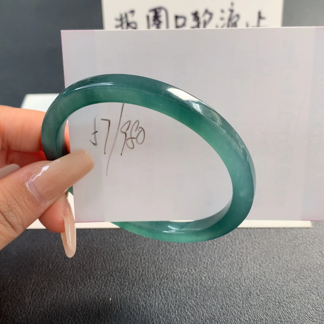 翡翠未镶嵌手镯天然翡翠