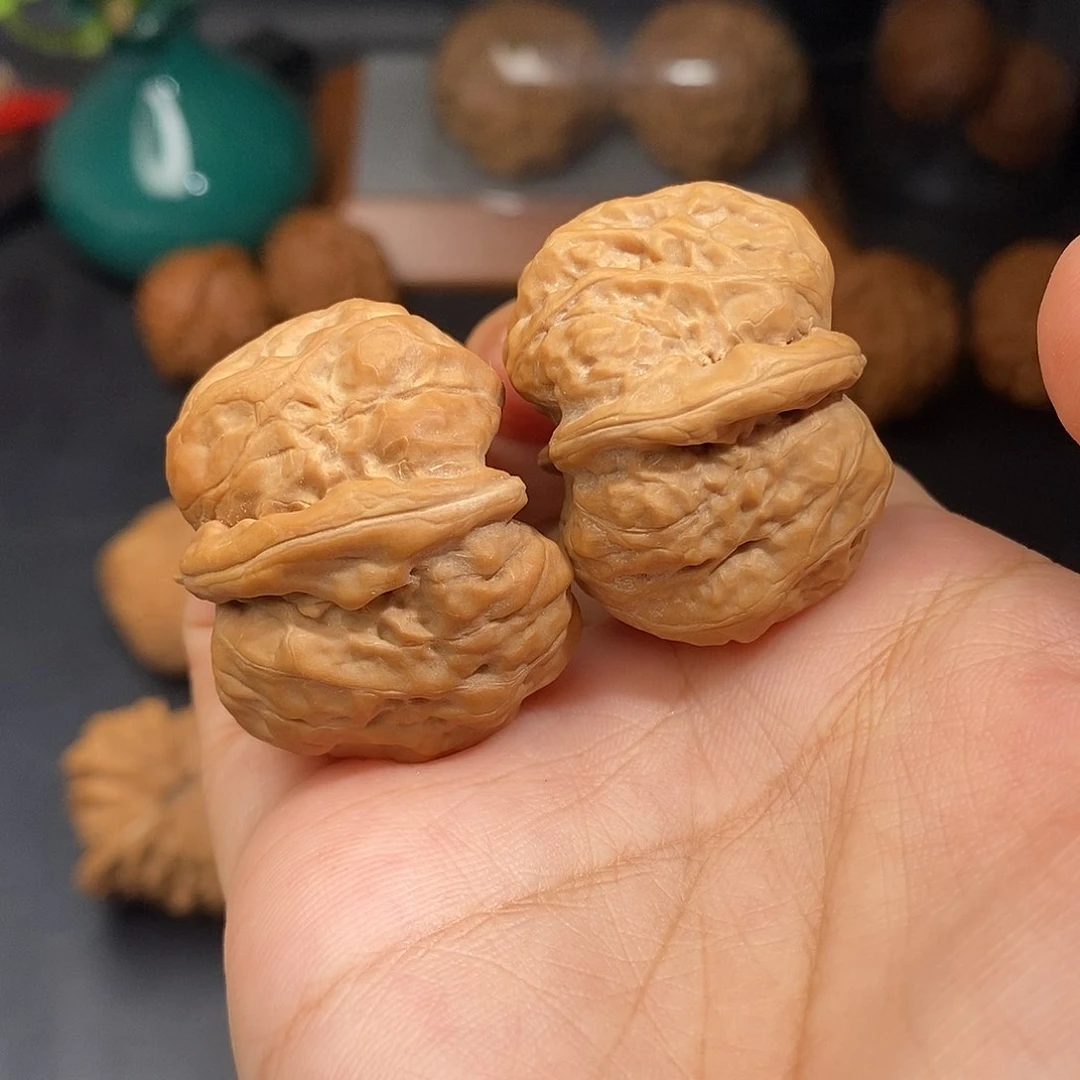 文玩核桃把件林****n蛤蟆头全品34