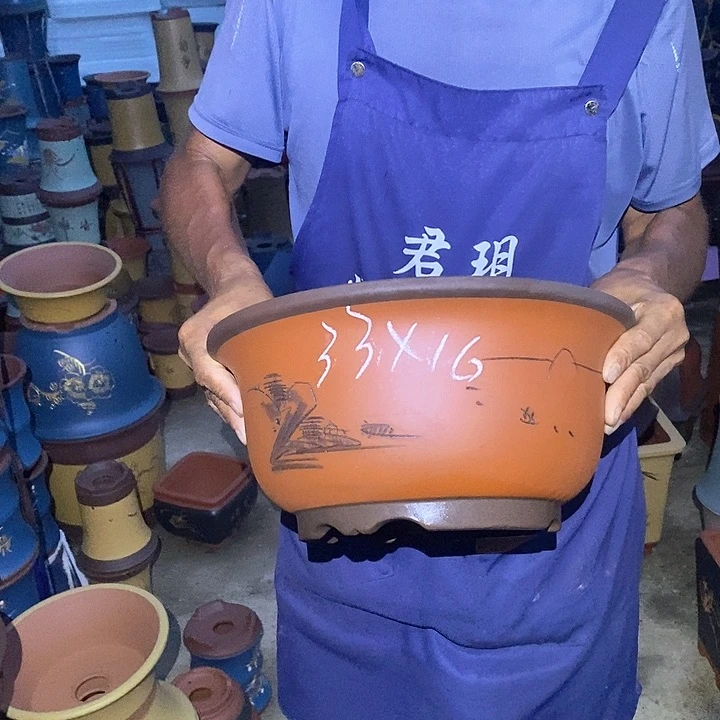 紫砂花盆紫砂花盆盆栽花卉苗木