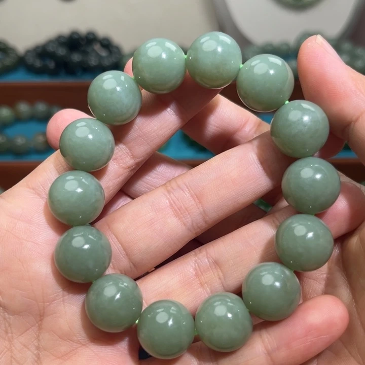 和田玉未镶嵌手链卡15