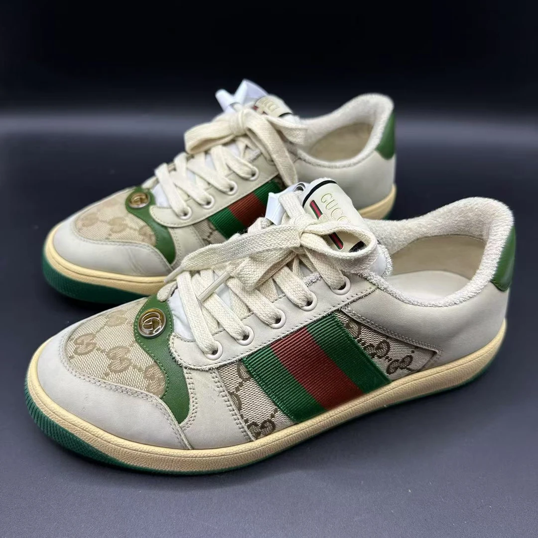 【聚星折扣】GUCCI/古驰男士时尚休闲低帮脏脏鞋多个尺码问主播zysc