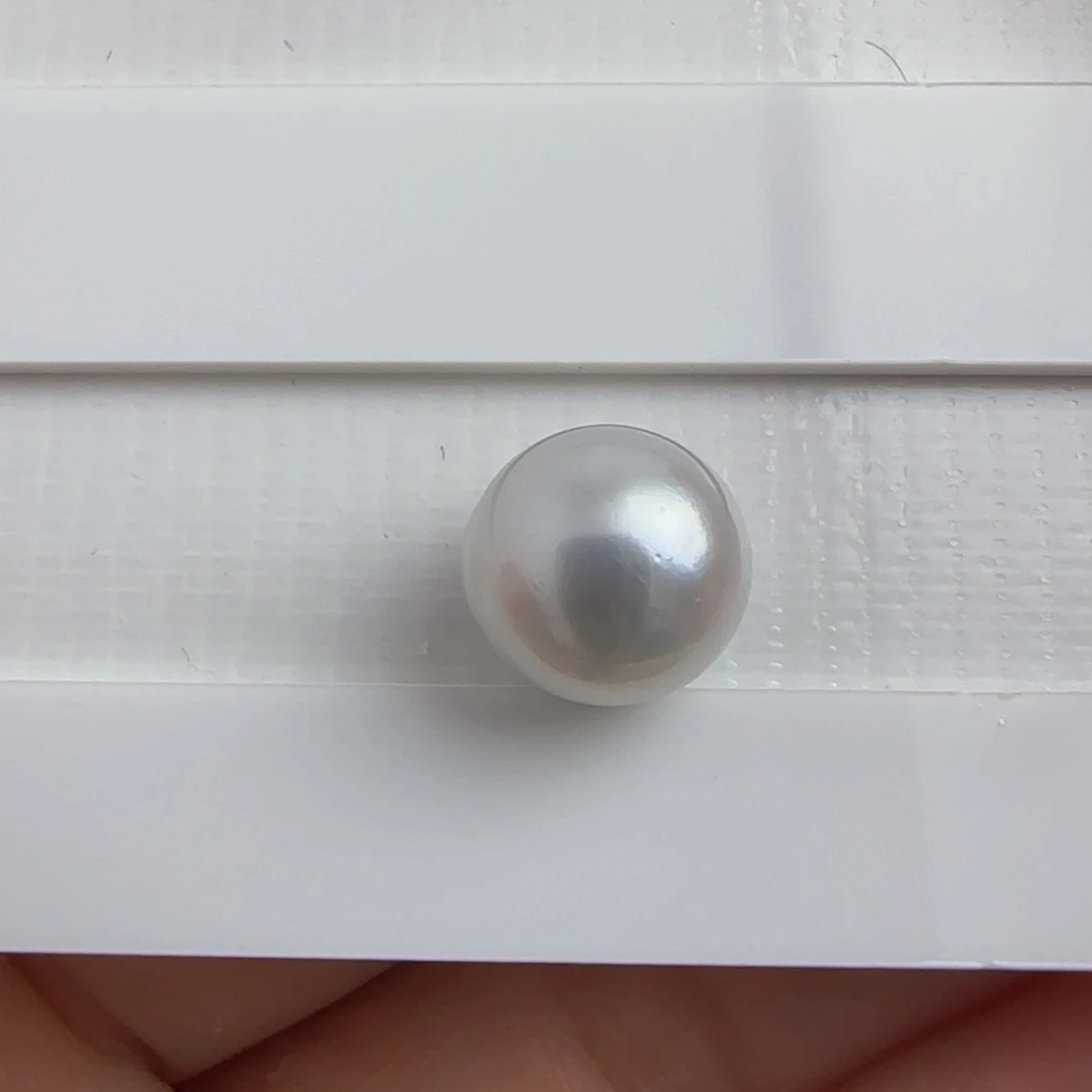 裸珠海水珍珠未镶嵌澳白珍珠10.4-10.7 不鉴赏 可定制