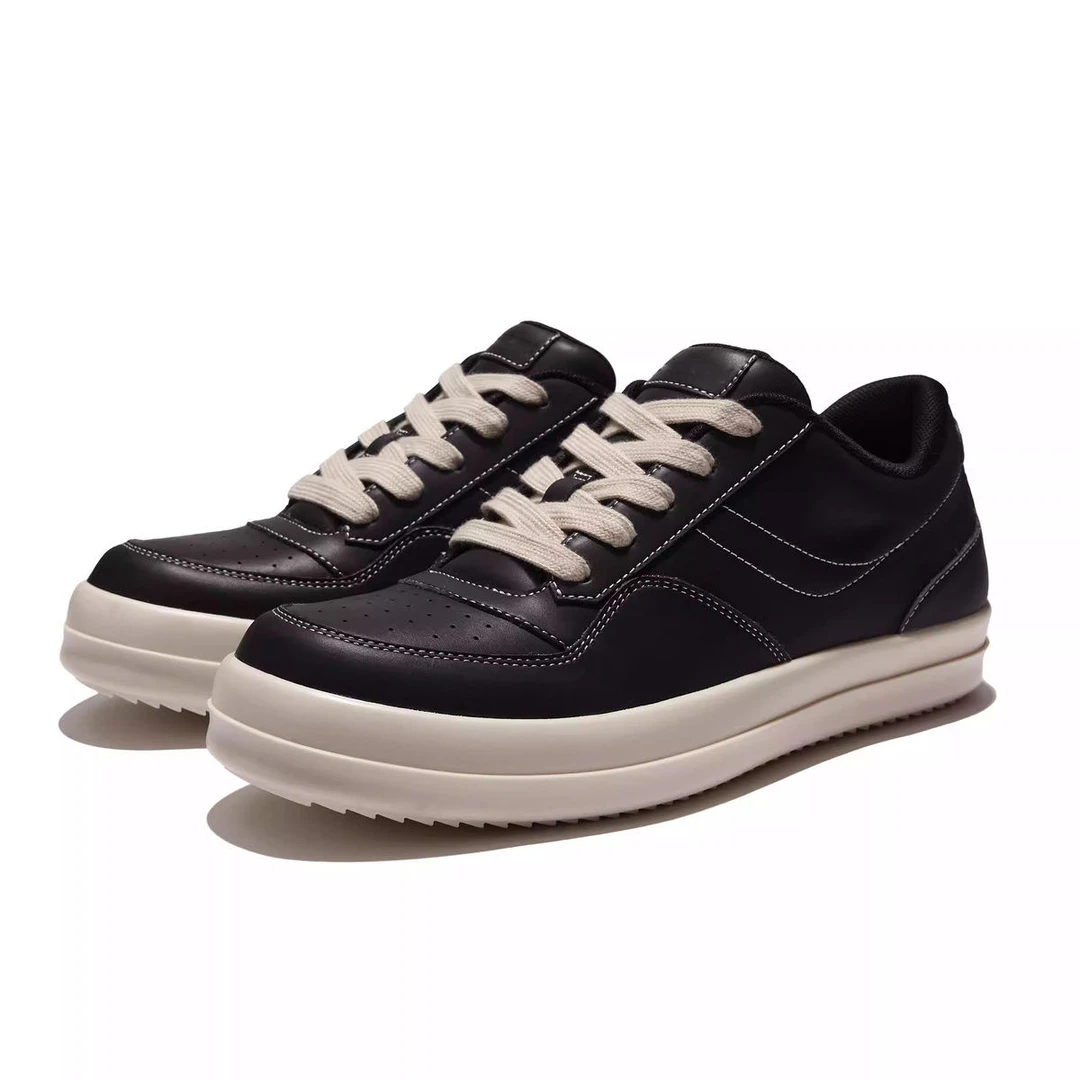 cleanfit男鞋厚底板鞋男增高运动休闲鞋潮款学院风极简通勤面包鞋