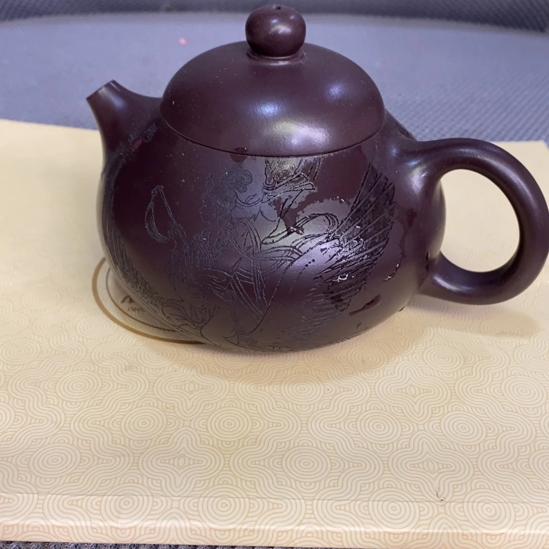 何***悟茶壶紫泥原矿手工179