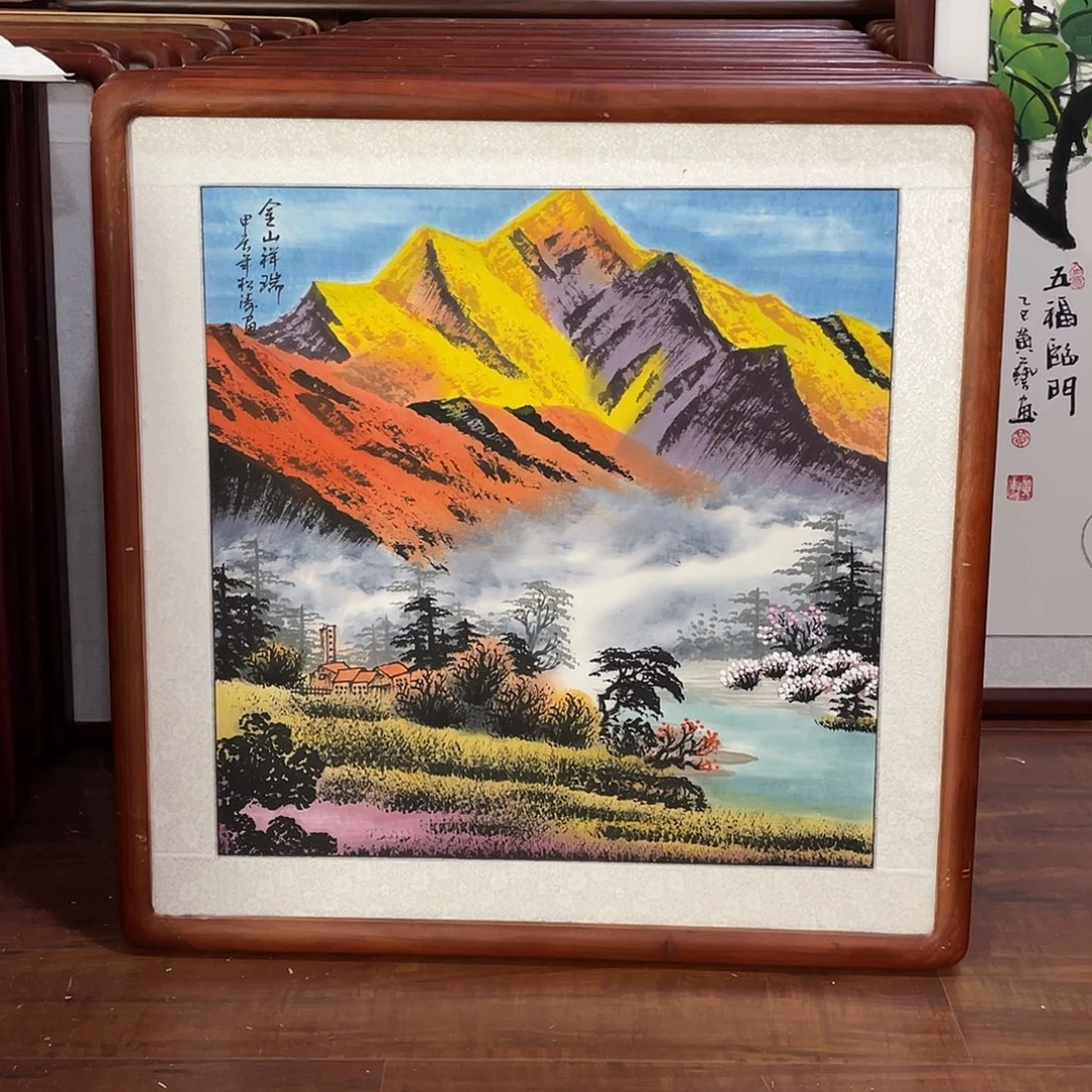 国画带框尺寸63*63厘米