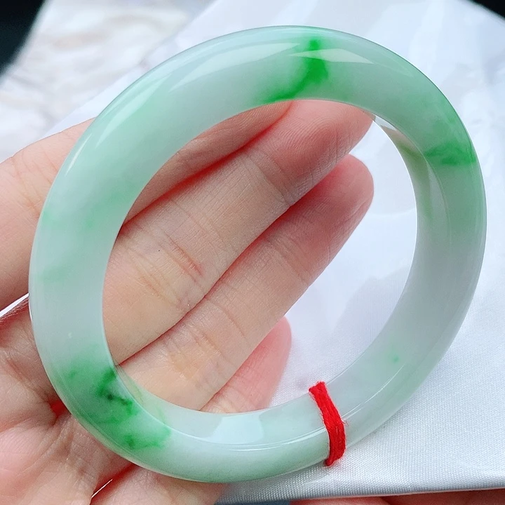翡翠手镯未镶嵌54圈口881346